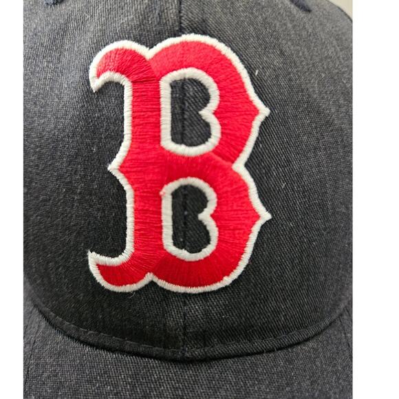 Boston Red Sox MLB Baseball Hat Cap Adjustable Genuine Merchandise Black Red - Picture 8 of 8